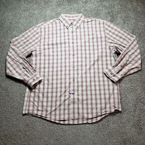 Cabelas Shirt Mens‎ XL Regular Brown Plaid Long Sleeve Button Down Outdoors